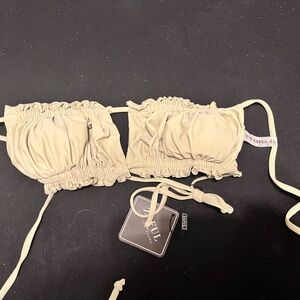 Zaful Green Bikini Top